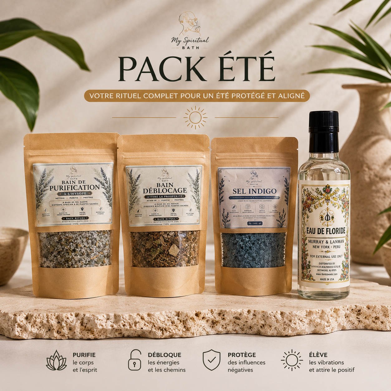Pack Été – Ton rituel de protection pour un été serein