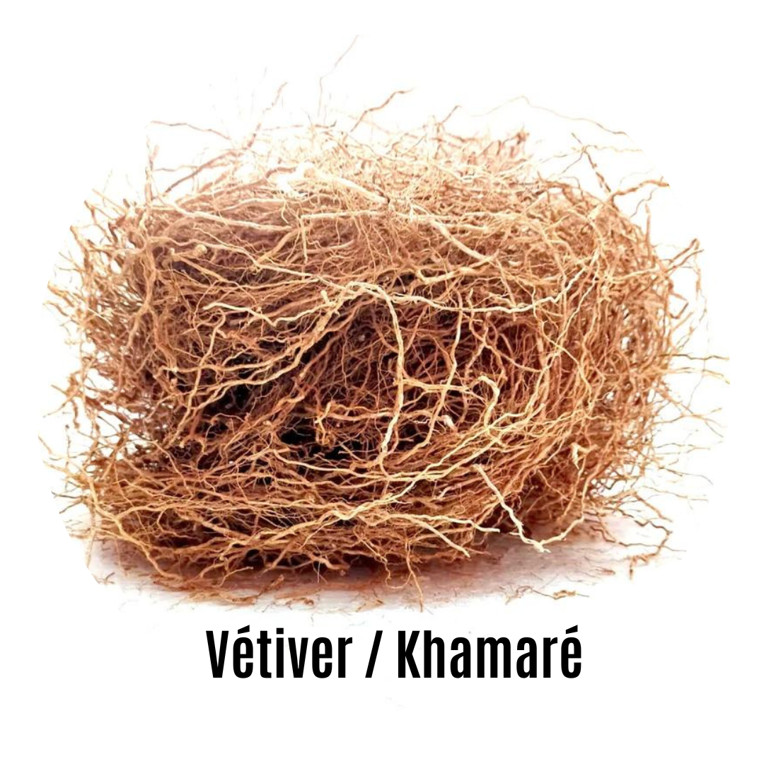 Khamaré (Racines de Vétiver) - Éponge de bain naturelle