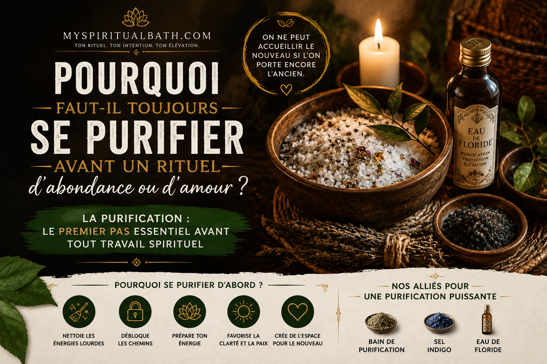 Pourquoi la purification est-elle toujours la première étape d'un rituel spirituel ?