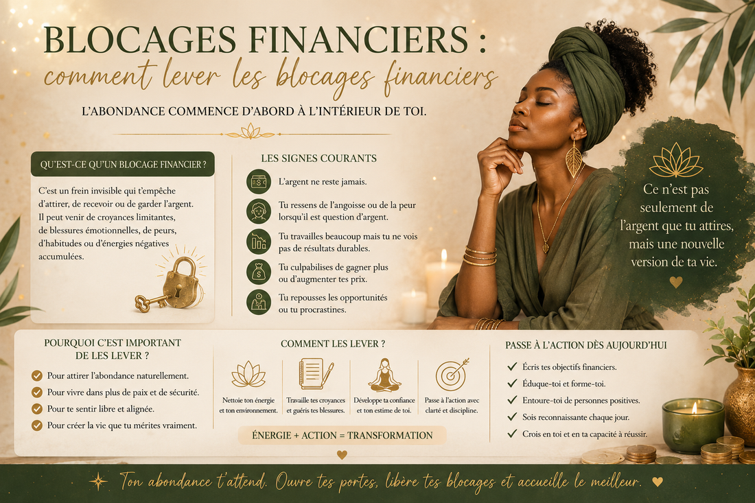 Blocages financiers : pourquoi l’argent semble fuir certaines personnes — et comment commencer à lever ces blocages